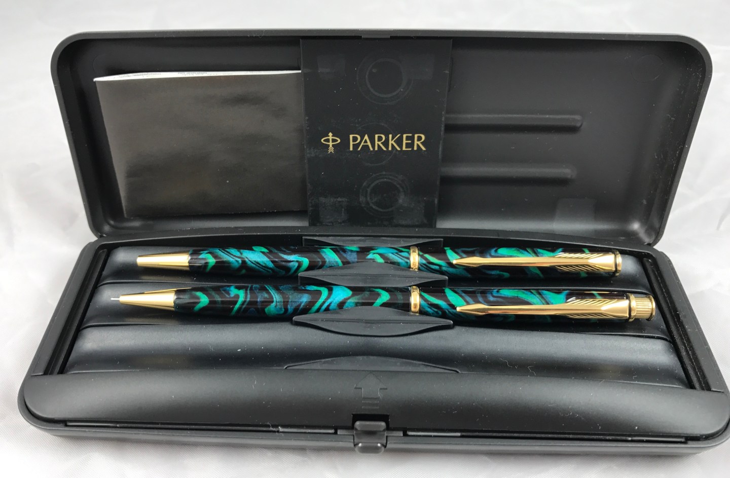 Parker Insignia ballpoint & pencil set in Laque Sea Green – NIB ...