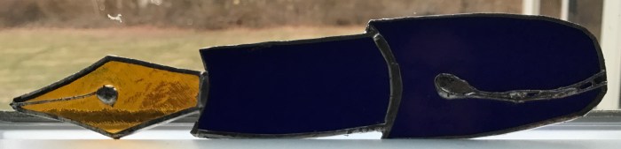 Stained Glass Blue Fountain Pen